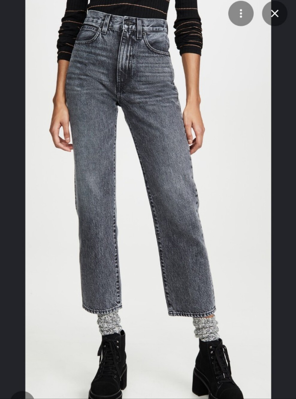 Slvrlake London Crop Straight Jeans Many Moons